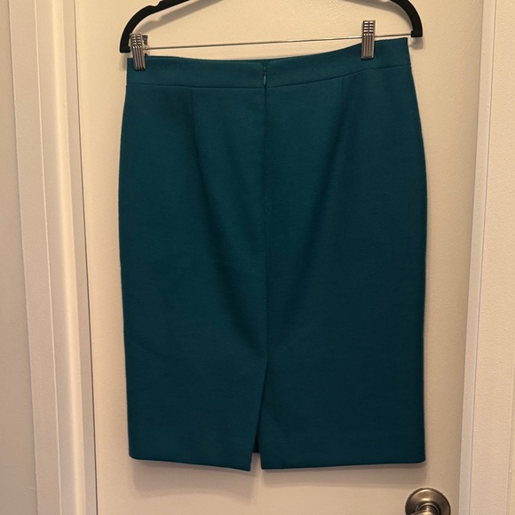 J. Crew Teal Pencil Skirt - Picture 3 of 3